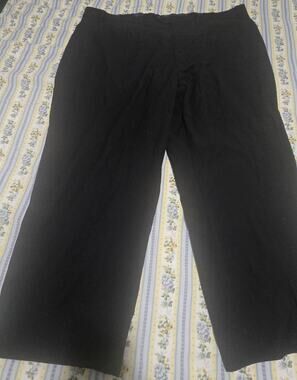 SEAN JOHN mens Black 44x32 Dress Pants Flat Front